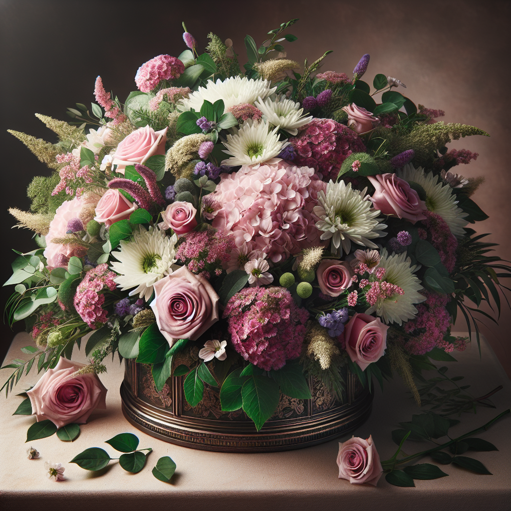 Mieszane Kwiaty w Maxi flowerboxie