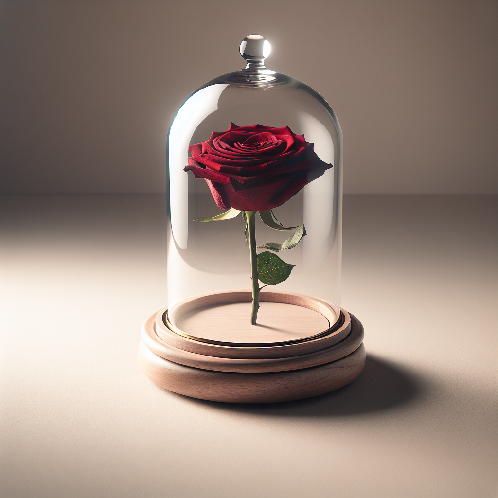 Flowerbox kwiaty w pudełku wieczne róże róża w kloszu piękna i bestia beauty&beast BIAŁYSTOK bialystok dowóz dowoz